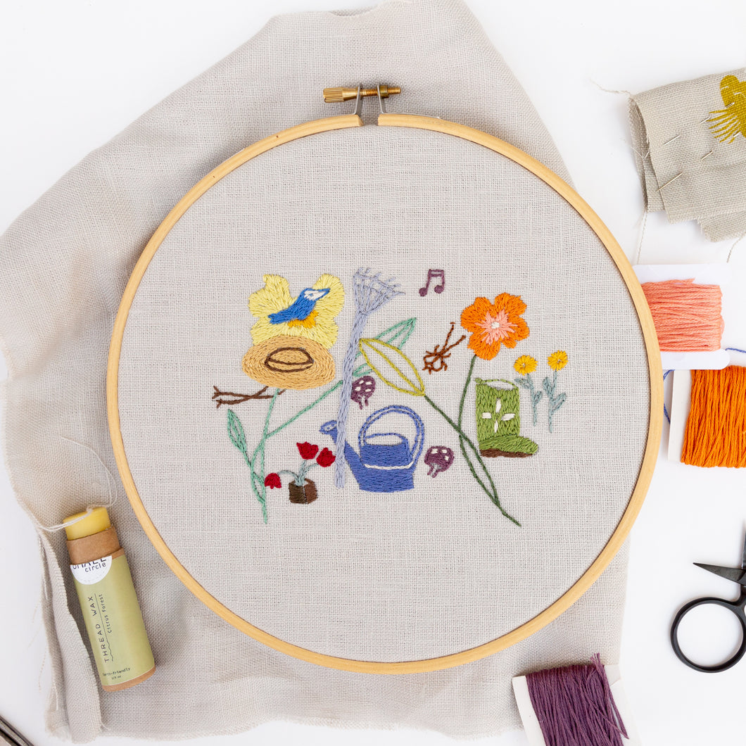 Little Garden Embroidery Pattern